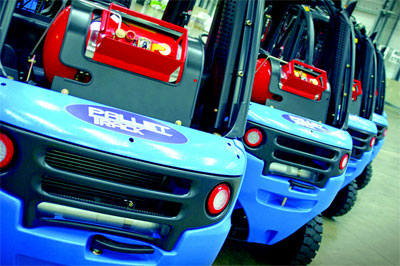 Pallet-Track forklift trucks