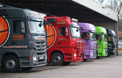 Premier Logistics trucks