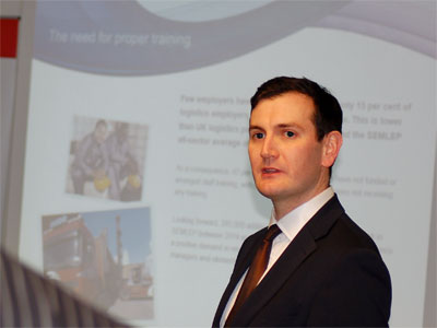 Dr Ross Moloney, CEO of Skills for Logistics